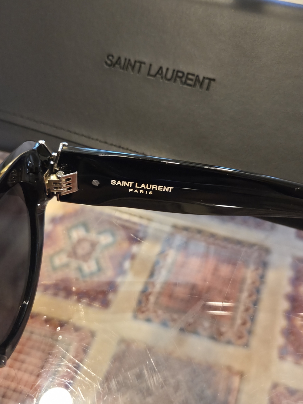 Saint Laurent Black Cat-Eye Sunglasses - Picture 4 of 5